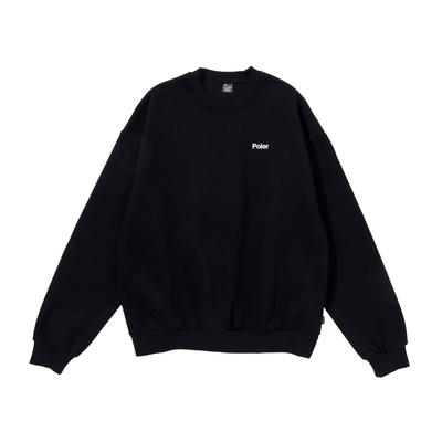 POLERSTUFF Emb Crew Black