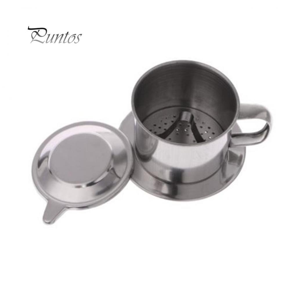 NE_ Vietnam Vietnamese Stainless Filter Steel Coffee Cup Drip Press Maker Infuse NE_ Vietnam Vietnamese Stainless Filter Steel Coffee Cup Drip Press Maker Infuse