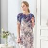 L Affair paisLey Muse Sand Beige Viscose Dress Lwofd131 Wh