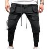 Cargo Pants Handsome Deep Crotch Comfy Camping Pants Drawstring Mid Waist Fitness Pants Sports Pants Workwear