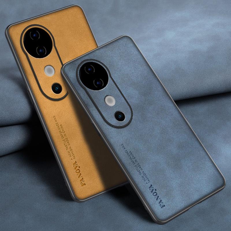 For Vivo V40 Pro 5G Case Luxury PU Leather Phone Case For Vivo V40 S19 Pro Back Cover Matte Silicone Shockproof Full Protection