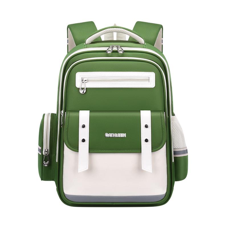 Capybara Oxford Spine-Support Backpack for Grades 1-6: Boys & Girls School Bag