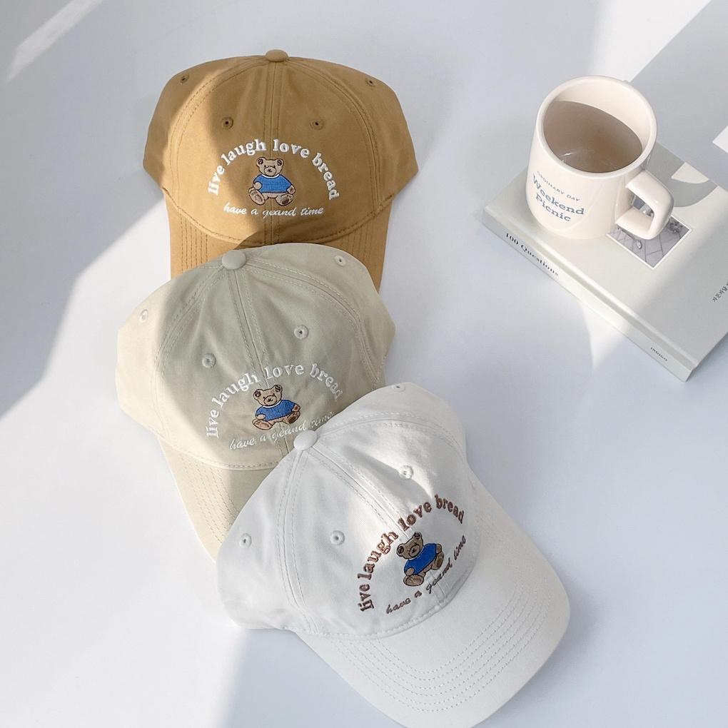 Women's Daily Hat Boonie Casual Bear Ball Cap