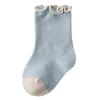 Lawadka Children's Girls Socks Cotton Dot Solid Kids Girl Sock Fashion Princess Baby Socks For Girls Autumn Winter 0-12Years