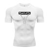 Muscleguys Compression T Shirt Men Summer Muslce Up Sportswear Running T-shirts Elastic Quick Dry Tops Tees Sports Gym Workout Shirts