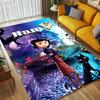 Personalized Name Magic Night Living Room Non-Slip Area Rug Soft Carpet for Bedroom Playroom Sofa Office Home Decor Doormat