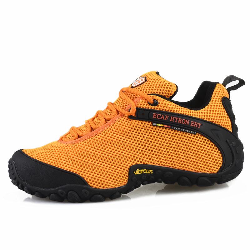 Lesifeisi Unisex Breathable Mesh Hiking Shoes - Anti-Slip, Wear-Resistant for Spring, Summer, and Autumn