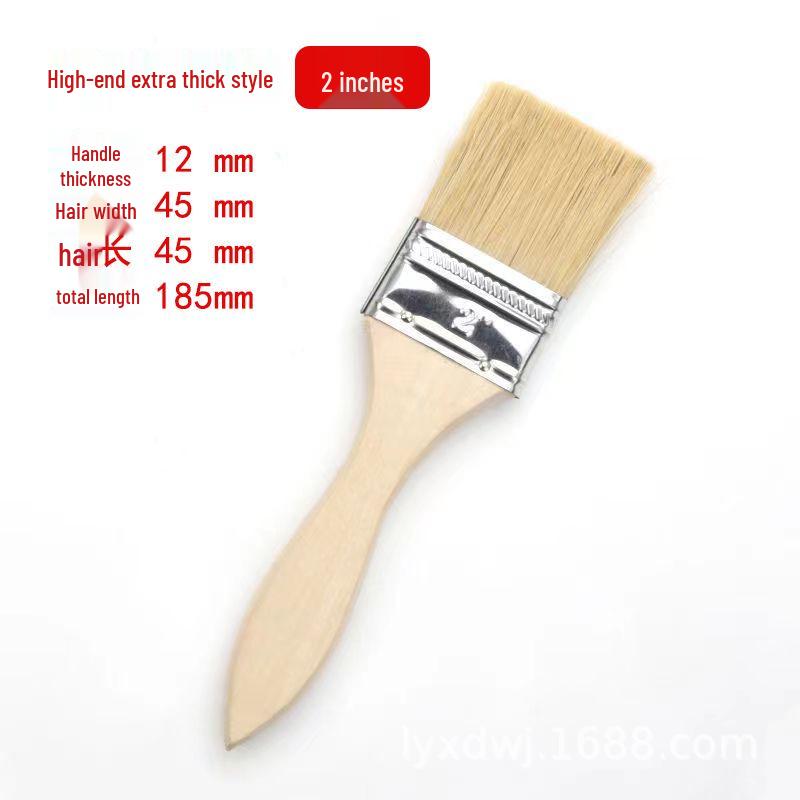 Wood Handle Bristle Brushes: Cleaning, Industrial, Barbecue & Thickened Hog Bristle Options