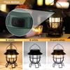 Fast Charging USB Rechargeable Camping Lantern Iron Solar LED Lamp for Family Travel, Tent Sleep and Night Walk with IP65