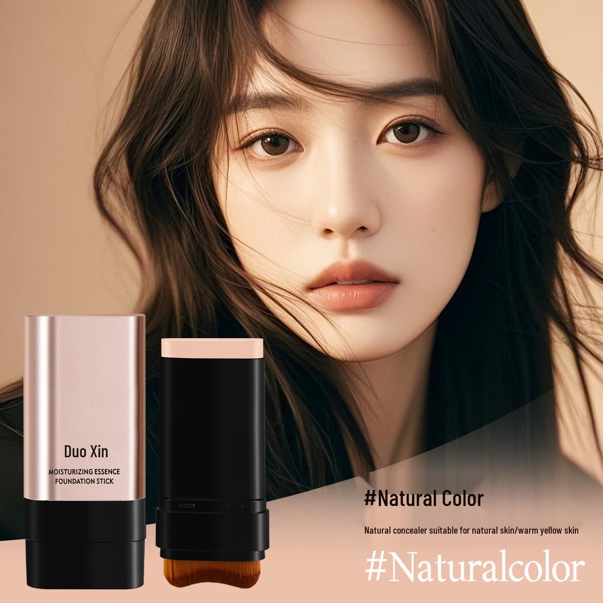 

Двусторонний стик-основа с кистью - Стойкий, не отпечатывающийся консилер, водостойкий и потостойкий естественный