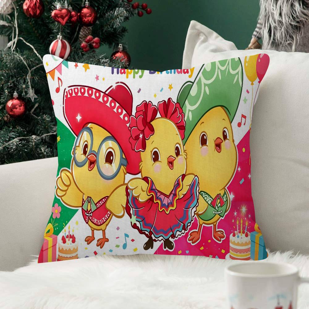 Cartoon animals Cushion Cover Inches Farmhouse Canticos Decor Home Throw Pillow Covers For Couch Decorations