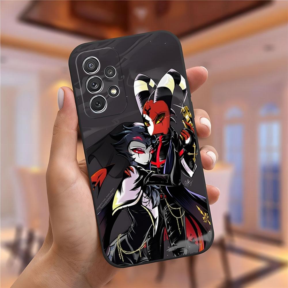 Anime H-Helluva Boss Phone Case for Samsung S23 Ultra S24 S22 S20 Fe S21 Plus Galaxy A54 A34 A24 A53 M54 Note 20 Back Cover