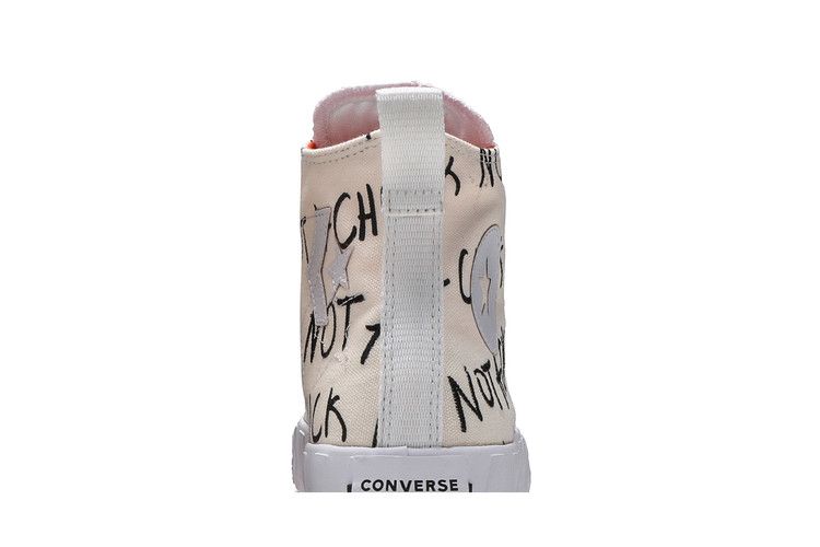 Kids' Sneakers Converse UNT1TL3D Hi Not a Chuck White (GS) Egret/White-Bold Mandarin