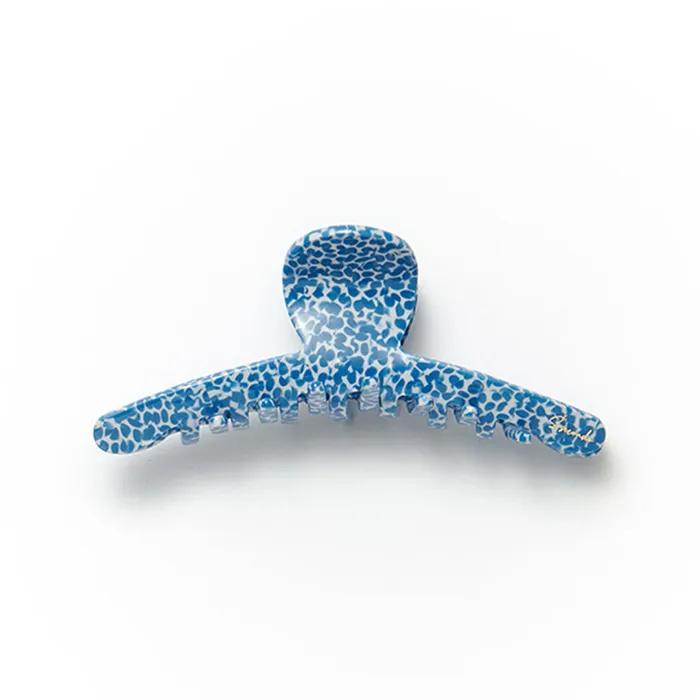 Horizon hair claw clip_Greek blue