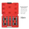 Screw Extractor Drill Set Hex Head Multi-Spline Bolt Set Slip Teeth Damaged Broken Bolt Remover Repair Demolish Tools