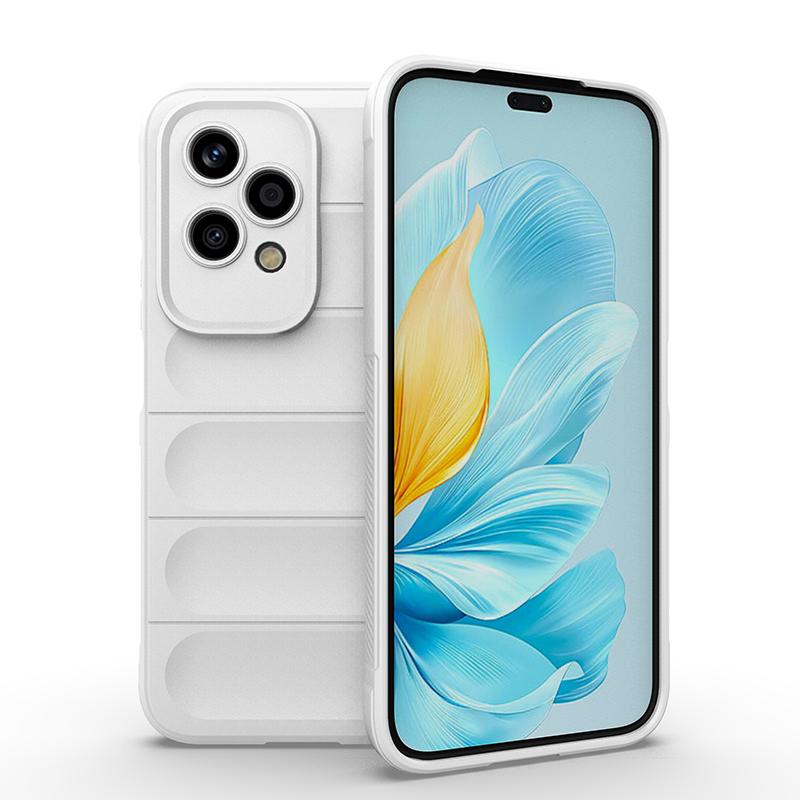 

Роскошный однотонный матовый мягкий ТПУ чехол для телефона с невидимой воздушной подушкой, противоударный, бампер, задняя крышка для Honor 90 200 100 70 50 Pro Lite For Honor50 белый