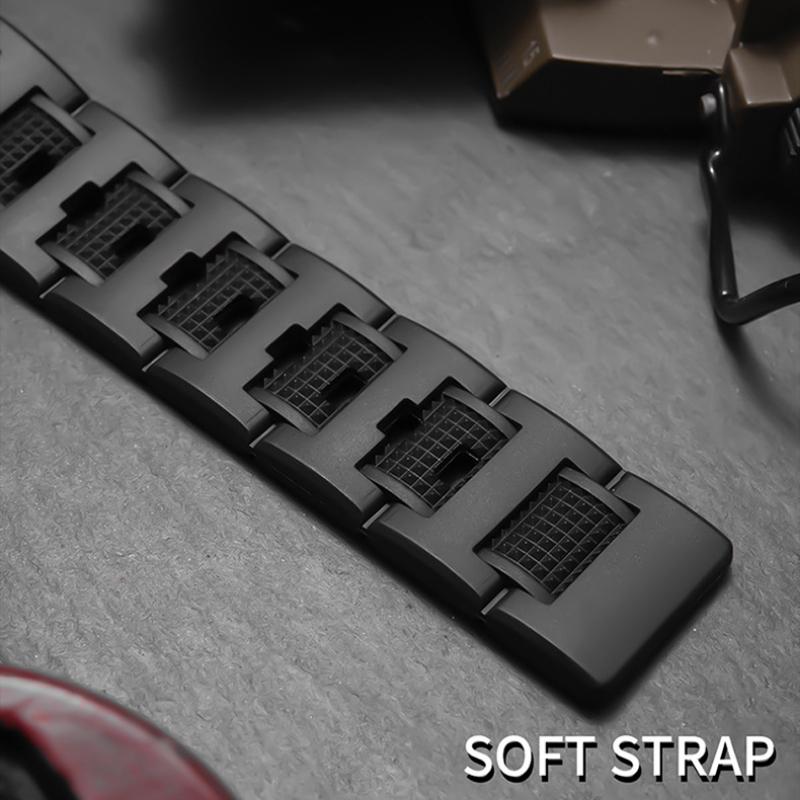 SANDA Electronic Watch Trendy Cool Electronic Watch Multi-function Alarm Clock Men's Wristwatch