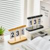 Simple Living Room Office Decoration Wooden Calendar Ornament Modern Desk Accessories Simple Home Decor Crafts Gift