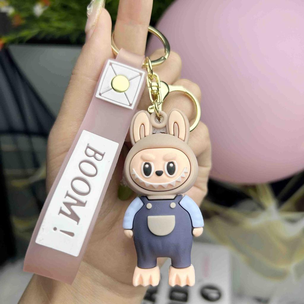 Cartoon Pvc Soft Rubber Keychain Pendant Blind Box Trendy Cool Push Small Gift Ornament