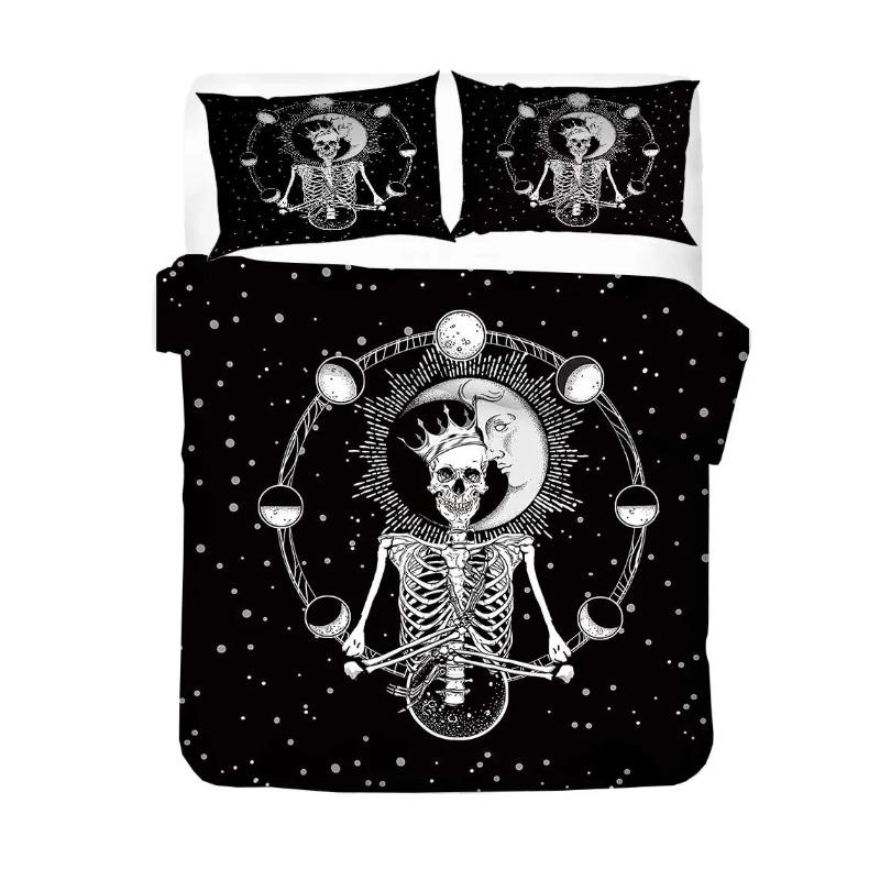 Print Hight Quality Duvet Cover Sets Galaxy Wolf Bedding Set 2/3pcs Quilt Cover Bed Linens Home Textile UK /AU King/US King Size