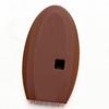 [IKT] Silicone Cover for Nissan Cars, Intelligent Key, 3 Buttons, Brown, X-Trail, Cima, Tiana,