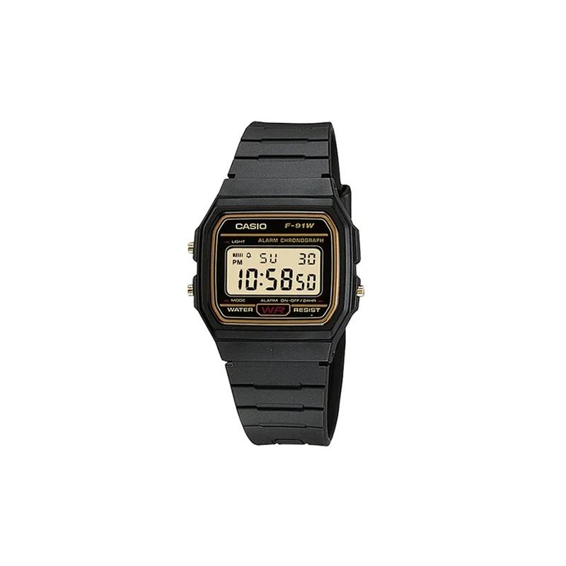 CASIO Customized watch modified series life waterproof F-91WM-3 modified-helmer Brown tide Quartz nylon strap men's watch F-91WM-3
