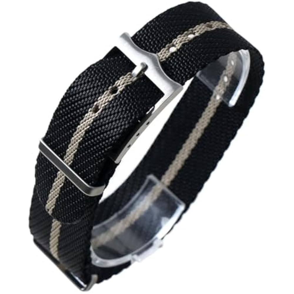 

Tudor Omega NH35 Vintage 20mm 22mm Bracelet Compatible Nylon Watch Band Brown Black Retro Red Khaki