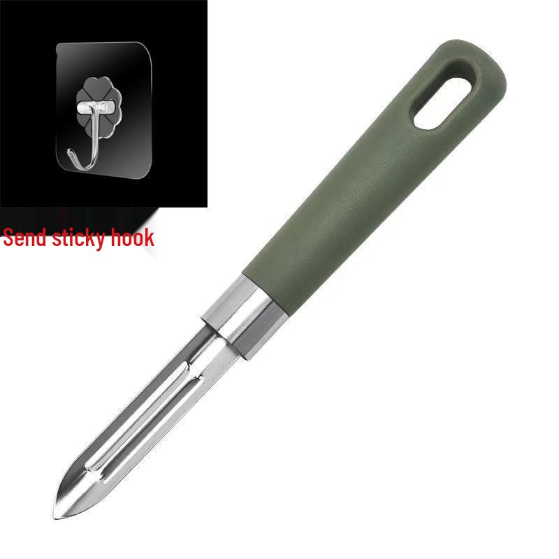 

Бесплатная доставка Нож-овощечистка из нержавеющей стали «Два в одном» для фруктов и картофеля для использования на кухне