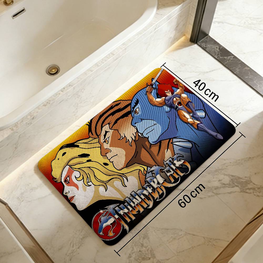 ThunderCats Floor Mat Retro Multiple Choice Living Room Kitchen Rug Non-Slip Modern Home Decor