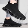 Fashion Sneakers Men Shoes Light Hiking Anti Slip Mesh Vulcanized Shoe Platform Comfortable Couple Lazy Elastic Casual Shoes Large Size