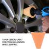 3" Sponge Foam Drill Polishing Cone Ball Pad Kit Bendable Washable Reusable Car Hub Waxing Buffing Wheel Polisher