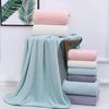 Thickened Adult Coral Fleece Bath Towel - Soft, Absorbent, Large Solid Color for Home, Hotel, Dormitory, or Beach Use