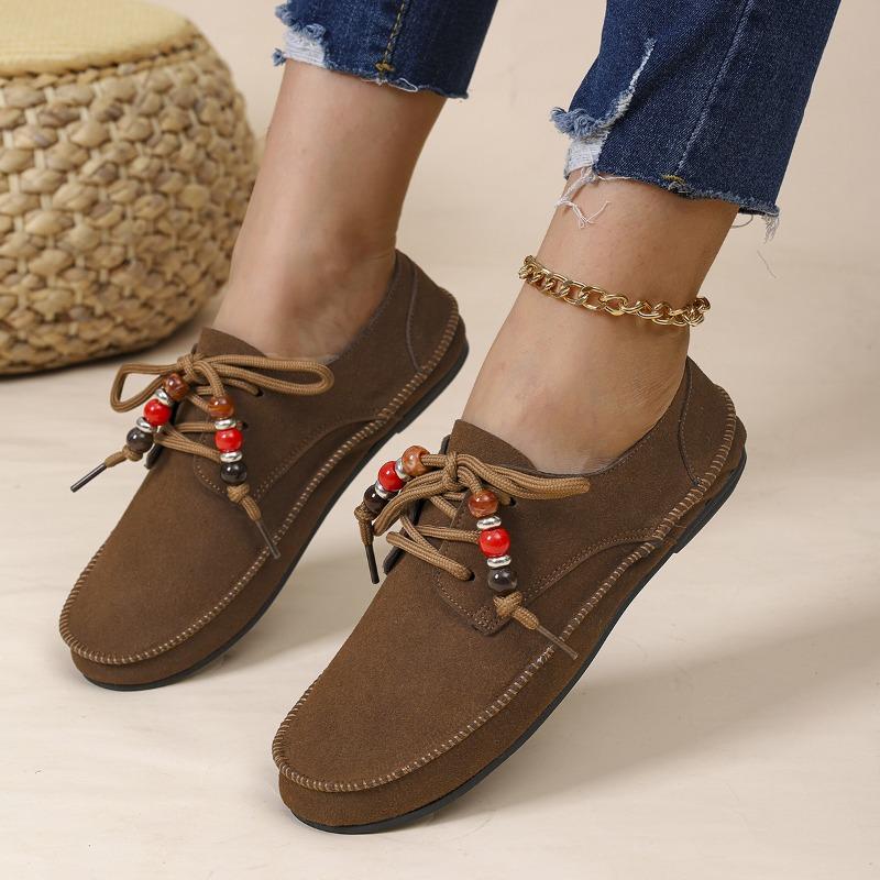 Foreign Trade Large Size New Retro Tassel All-inclusive Birkenstocks Spring and Autumn New Flat-bottomed Doudou Loafers