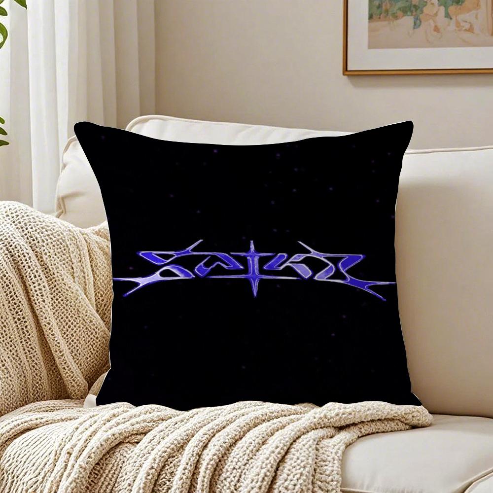 Popular Latin S-Saiko S-Sakura Spanish Cushion Cover Linen Pillowcase Soft For Sofa Bed Home Room Decor