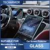 Car Tempered Glass Protective Film For Mercedes-Benz C-Class Auto GPS Navigation Dashboard Screen Protector Interior Accessories