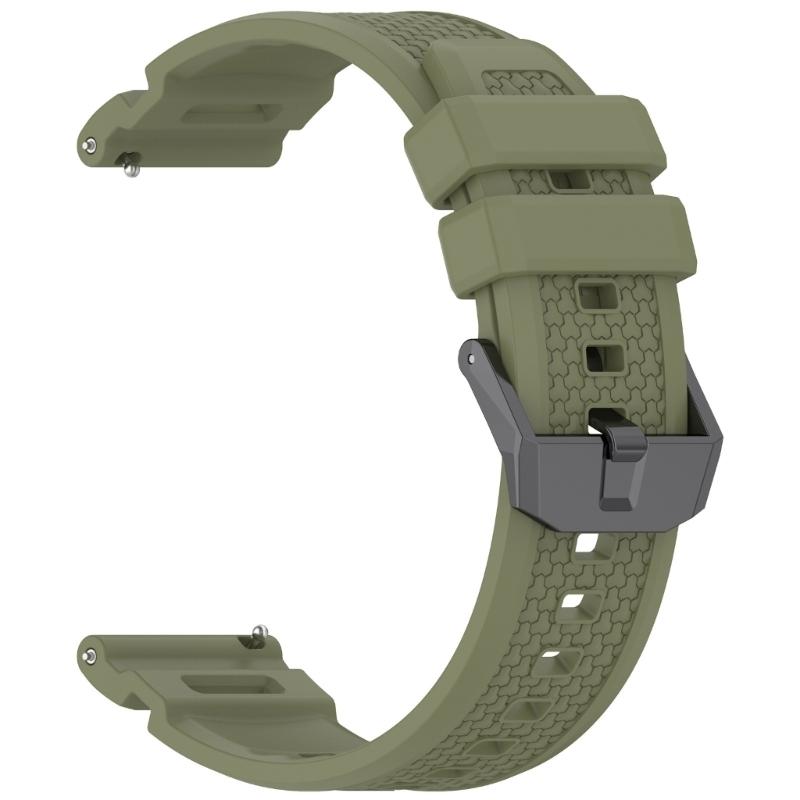 Breathable Silicone Watch Straps 24mm Flexible Designs Colorful Slim Fit Silicone Band Easy to Use for Smartphones