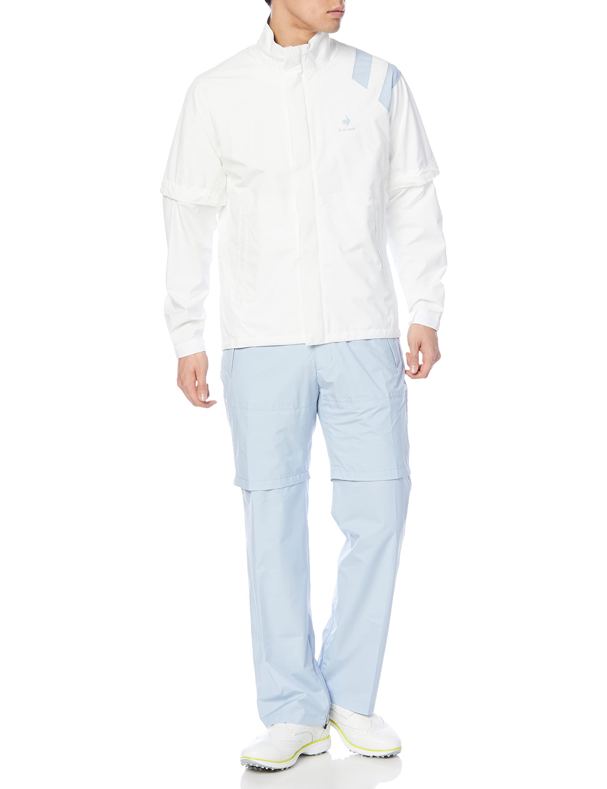 

Coq Sportif Golf Rain Wear Water Easy to Sleeves WH00 3L [Le Golf] [Доступные цвета] Легкий, дышащий, прочный, эластичный, подвижный, съемный,