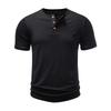 Men's Cotton T-shirt Summer Breathable Solid Color Slim Fit Cozy Short Sleeve Tees Casual Simple Style Soft Fabric Clothing