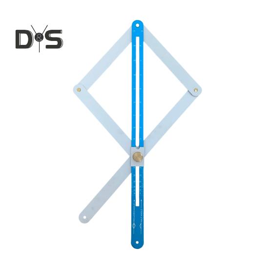 Eckwinkelsucher mit Skalen, hochpräzise, multifunktionale Diagonalwinkellehre aus Aluminiumlegierung, Winkelmesser, Winkelmesswerkzeuge für die Holzbearbeitung