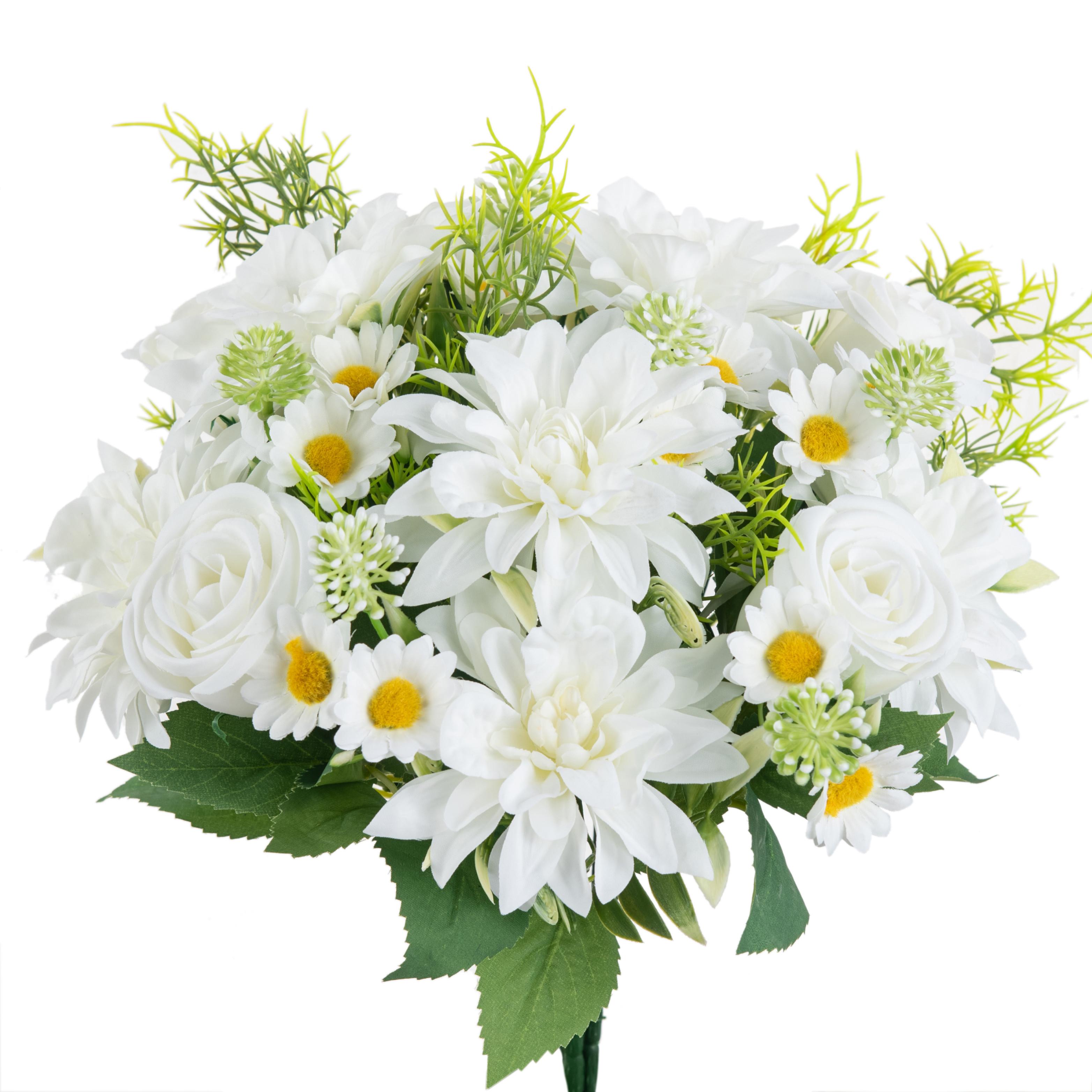 

Artificial Flowers High Quality Silk dahlia Rose Festival Wreath Home Room Floral Arrangement Decoration Wedding arch diy gift 1 pc