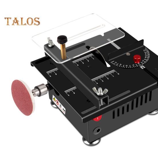 Miniaturowa piła stołowa z mocnym silnikiem 6000 obr./min. Wysoka prędkość Precyzyjne cięcia Regulowane ostrze Kompaktowa lekka konstrukcja Wielofunkcyjny zestaw pił stołowych