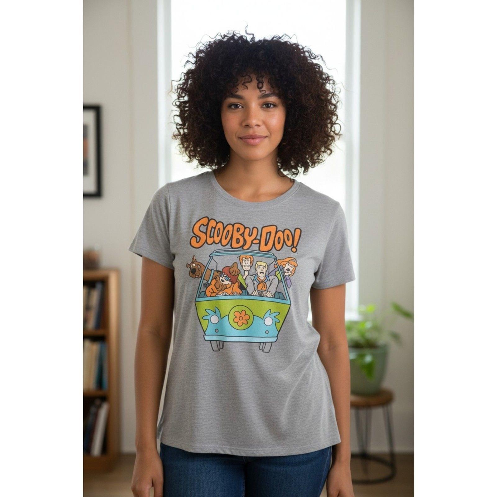 Scooby-Doo! Mystery Machine Women’s Graphic Tee T-Shirt Velma Daphne Fred 2XL S