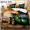 Engineering Vehicle Duvet Cover Set Polyester Bedding for Double Queen King Size Kids Boys Bedroom Decor