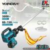 Yofidra Bomba de Água Brushless de 3 Engrenagens 80–150 L/min Bomba Elétrica Sem Fio para Transferência de Óleo Jardim Barco Piscina Para Bateria Makita 21V Pino
