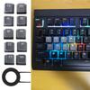 Customizable RGB Keycap Set 10PCS for Corsair K70 RGB K95 K90 K63 K65 Gaming Mechanical Keyboards Anti Slip Keycaps