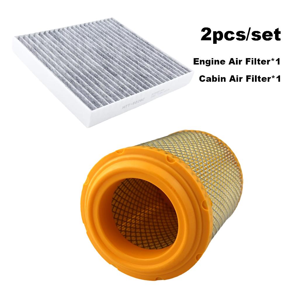

Filter Set For Jeep Patriot MK74 2.0 2.4 2008-2016 Compass Dodge Caliber Engine Cabin Air Oil Filter Kit Accessories 04593914AB 2pcs Set