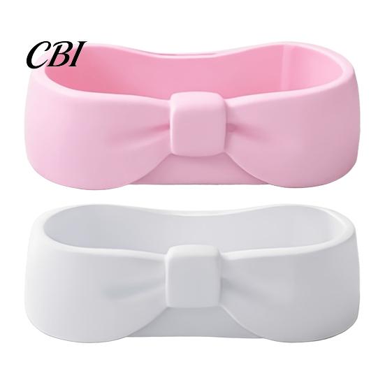 Storage Box Bow-Shaped Box, 3D Printed Delicate Matte Texture Container, Large Burr-free Container Capacity Jewelry Key Makeup Organizer, Sweet