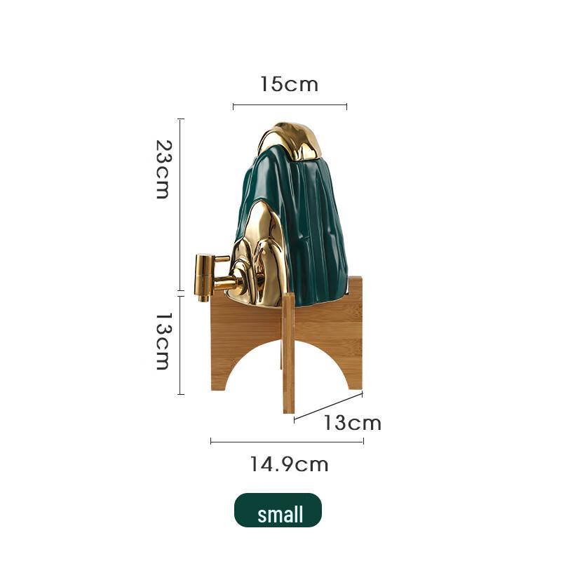 

Qianxing Ceramic Gold-Plated Mountain Water Pitcher & Cup Set