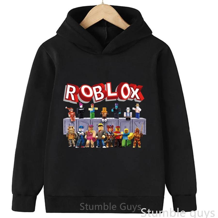 Roblox Kinder Sweatshirt Kapuzenpullover Roblox Welt Print Jungen Mädchen Mode Warme Kleidung