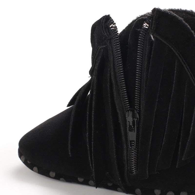 Stylish Tassel Baby Boots for Girls (0-1 Year)